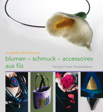 Blumen-schmuck-accessoires aus filz  Angelika Wolk-Gerche   