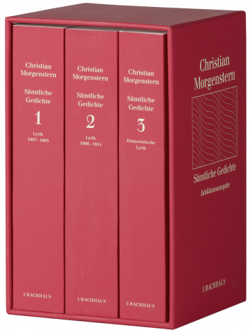 Sämtliche Gedichte – 3 Bände  Christian Morgenstern   Maurice Cureau ,  Martin Kießig  