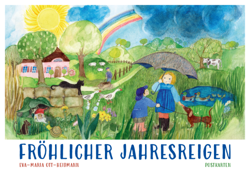 Artikelbild des Artikels “Postkartenbuch »Fröhlicher Jahresreigen« “