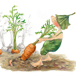 Abbildung9 Giesbert hört das Gras wachsen