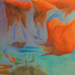 Abbildung1 Die Goetheanum-Kuppelmotive von Rudolf Steiner