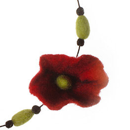 Abbildung1 Blumen-schmuck-accessoires aus filz