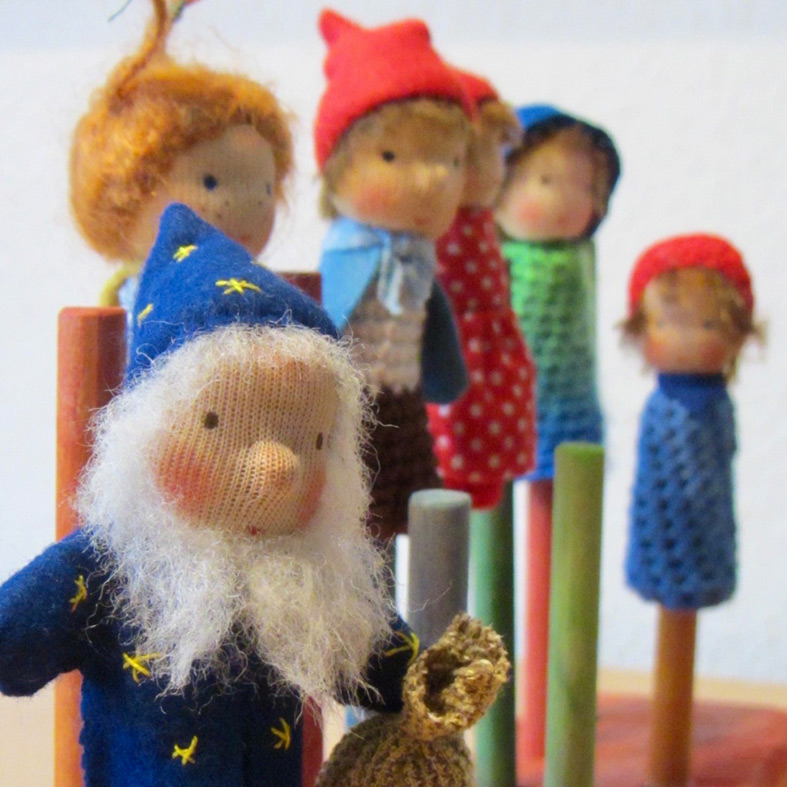 Abbildung1 Fingerpüppchen häkeln und nähen