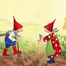 Abbildung1 Pippa und Pelle im Garten