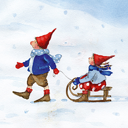 Abbildung1 Postkartenbuch »Mit Pippa und Pelle durch das Jahr«