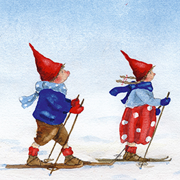 Abbildung1 Pippa und Pelle im Schnee