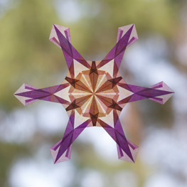 Abbildung2 Funkelnde Fenstersterne aus Seidenpapier