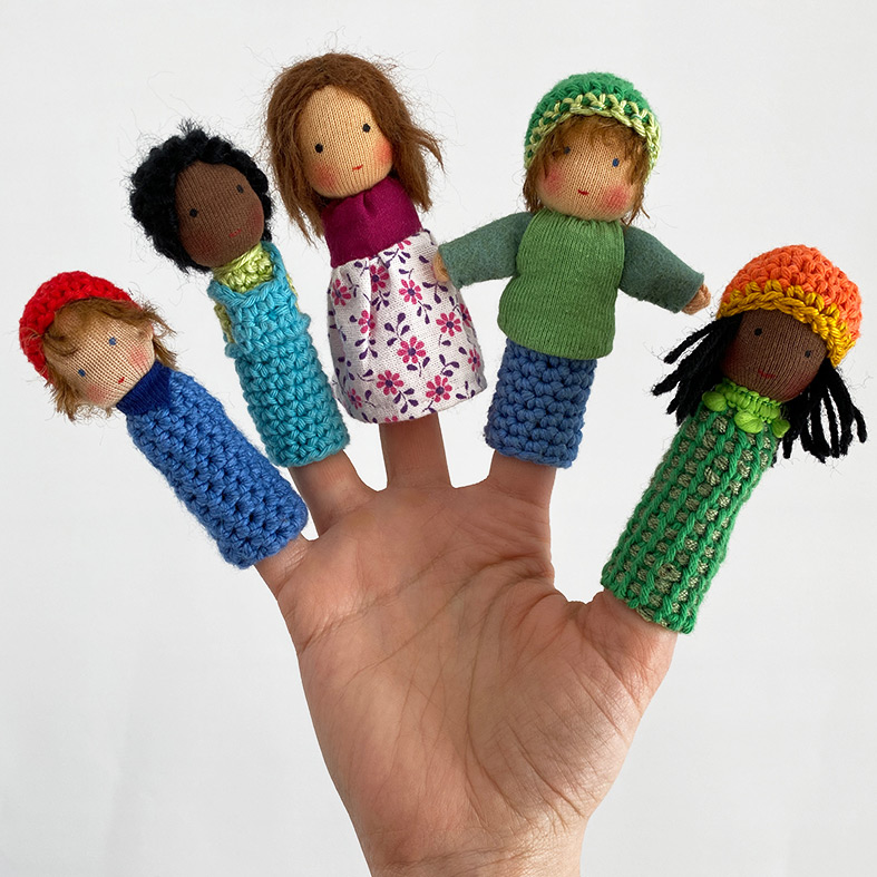 Abbildung2 Fingerpüppchen häkeln und nähen