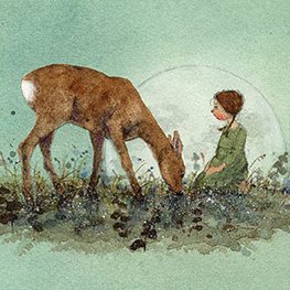 Abbildung2 Postkartenbuch »Waldkinder«