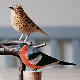 Abbildung3 Vögel aus Holz