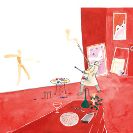 Abbildung3 Monsieur Matisse und seine fliegende Schere