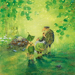 Abbildung3 Giesbert hört das Gras wachsen