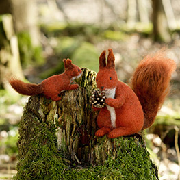 Abbildung4 Filzen von heimischen Tieren