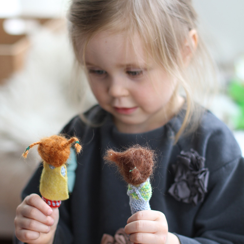 Abbildung4 Fingerpüppchen häkeln und nähen