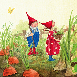 Abbildung4 Pippa und Pelle im Garten