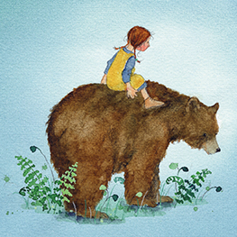 Abbildung4 Postkartenbuch »Waldkinder«