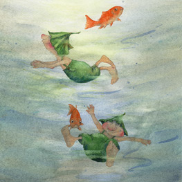 Abbildung6 Giesbert in der Regentonne